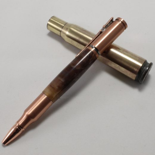 Petrified Wood 30cal Bolt Pen