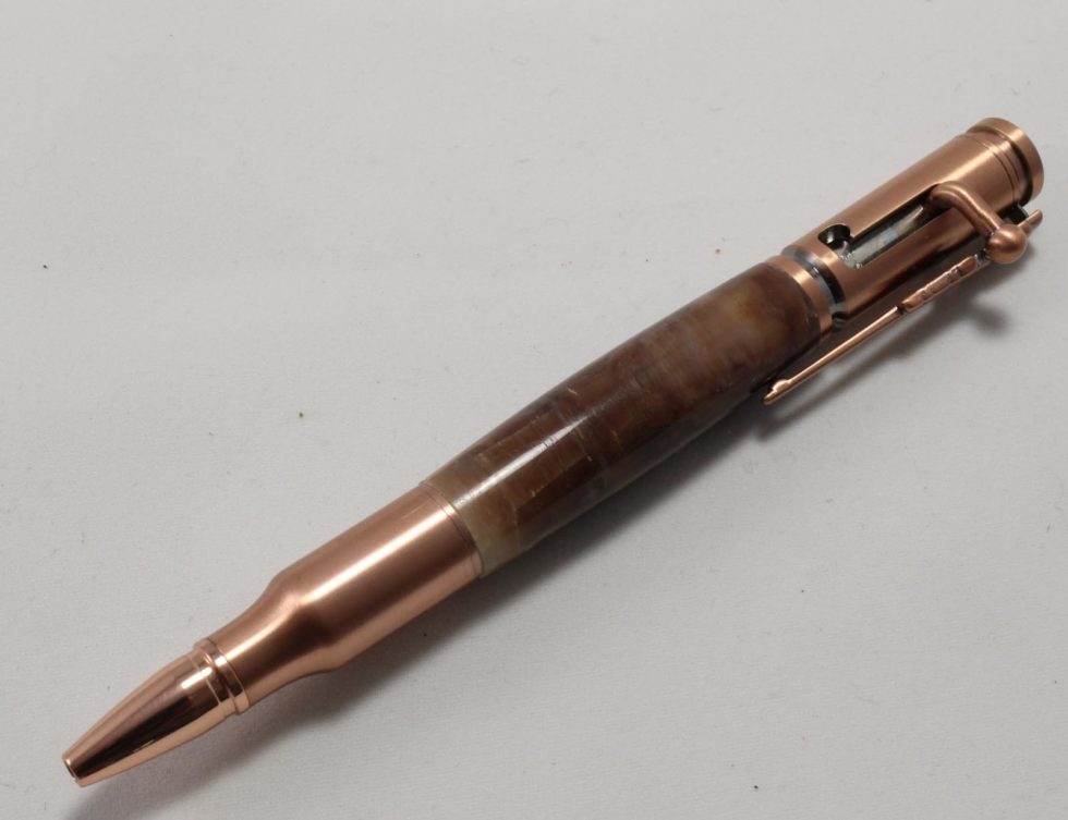 Petrified Wood 30cal Bolt Pen - Image 2