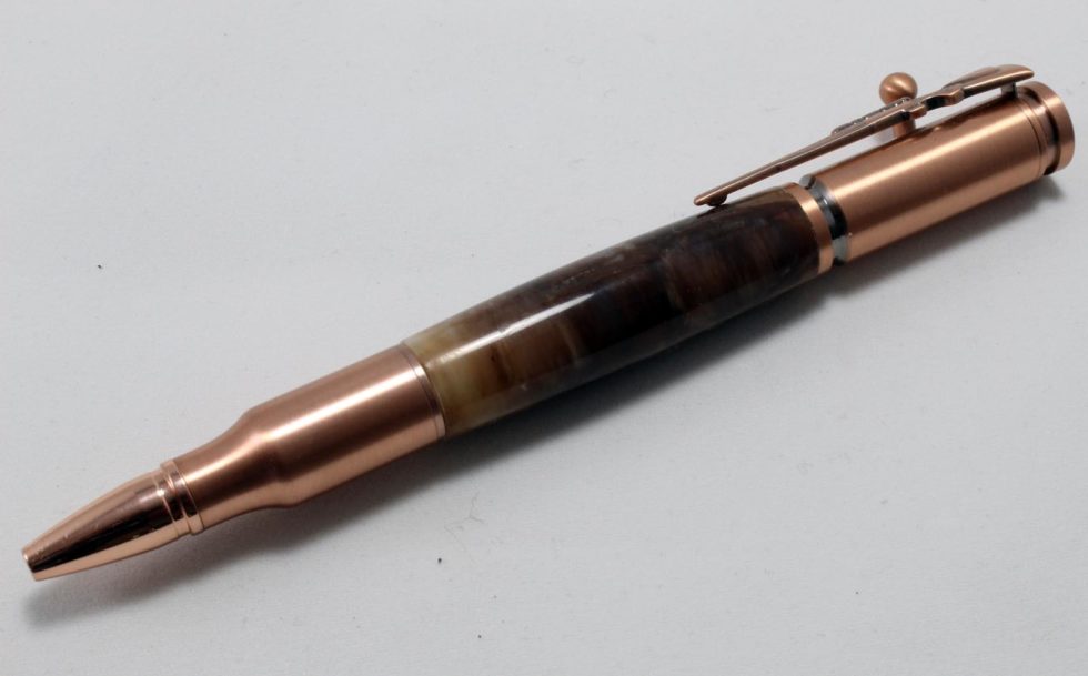 Petrified Wood 30cal Bolt Pen - Image 3