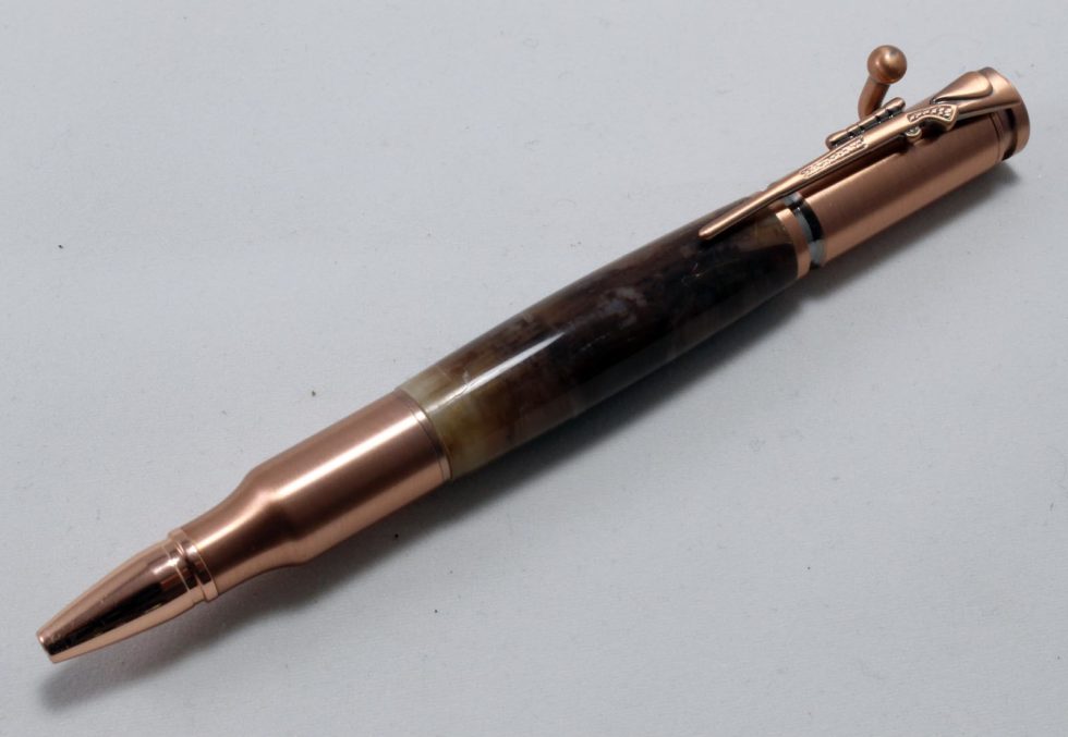 Petrified Wood 30cal Bolt Pen - Image 4